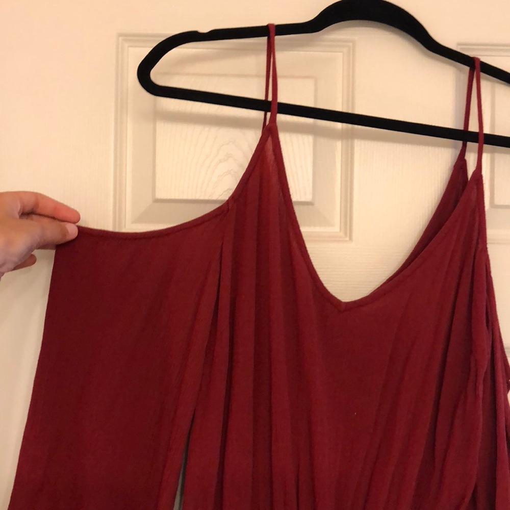 Maroon ROMPER - Picture 2 of 3